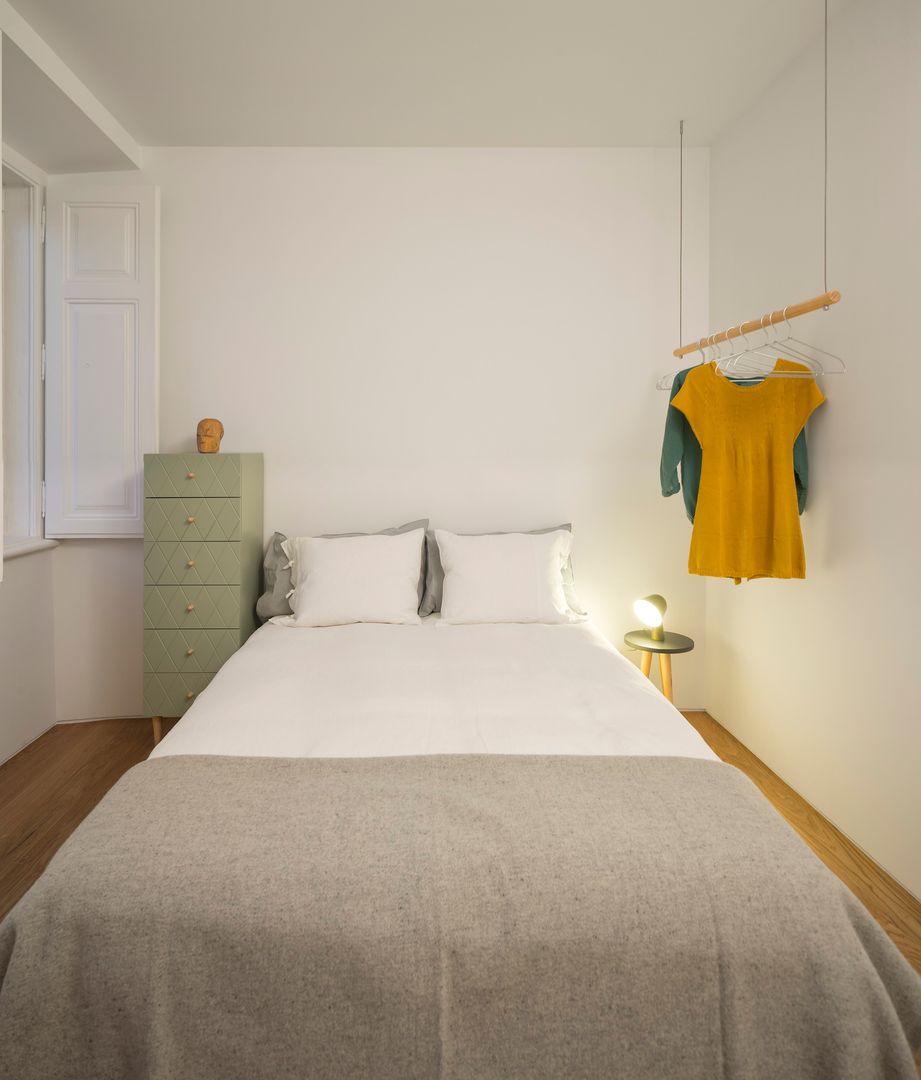 Príncipe real apartment lisbon, fala fala غرفة نوم