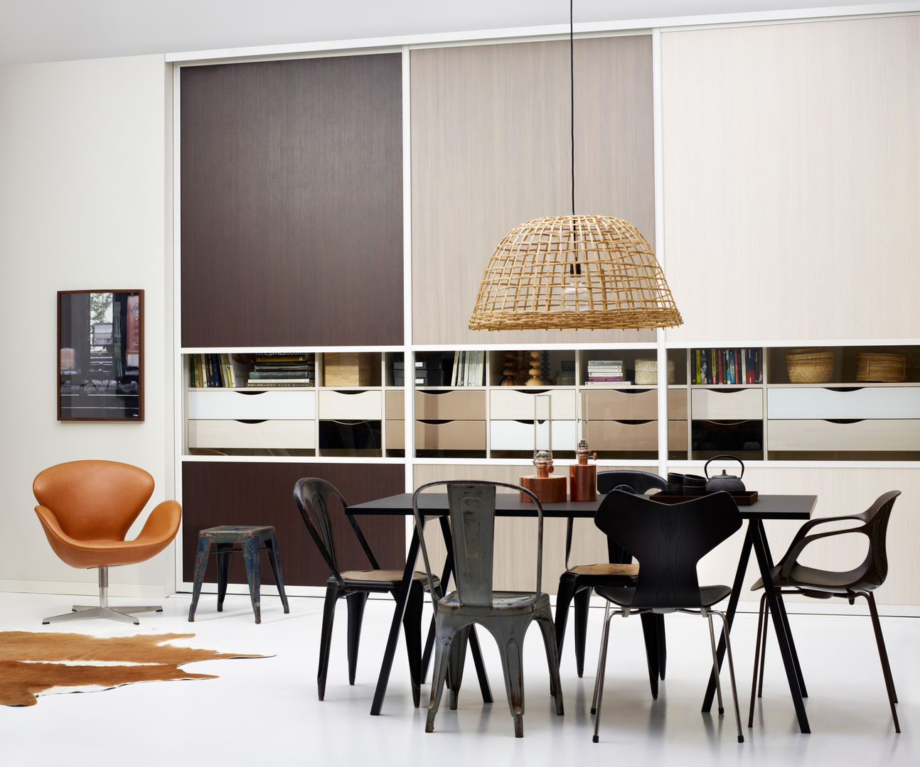 Lumi - Mehr Raum für Ihre Persönlichkeit., Elfa Deutschland GmbH Elfa Deutschland GmbH Classic style dining room Wood-Plastic Composite Dressers & sideboards