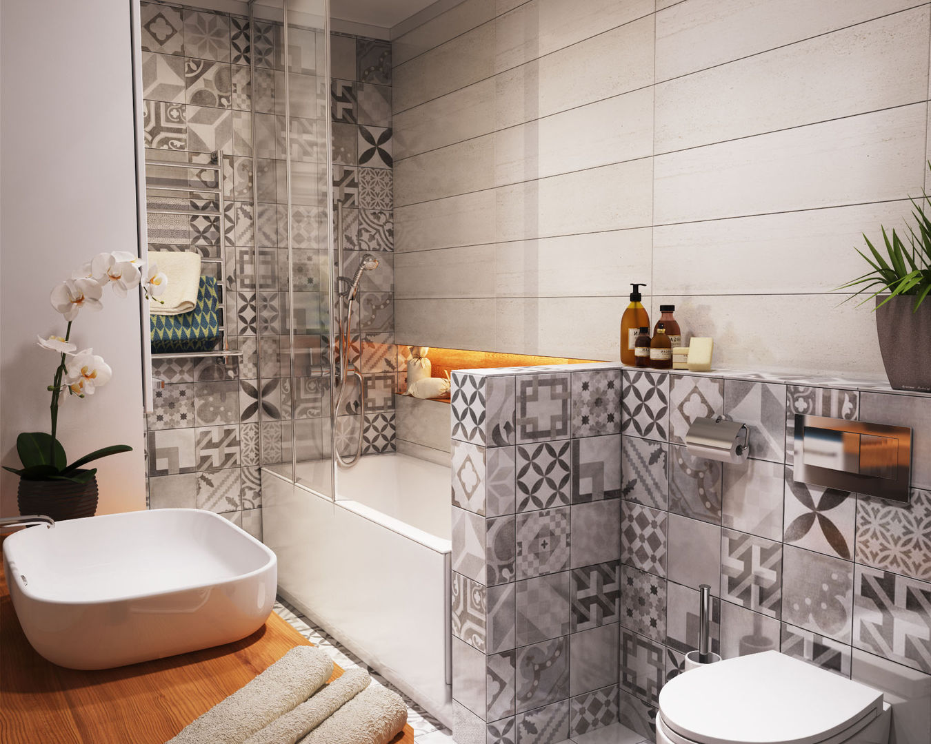 Bathroom Polygon arch&des 浴室 磁磚