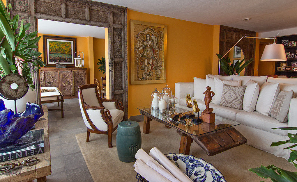 Residencia Tepoztlán, Olivia Aldrete Haas Olivia Aldrete Haas Living room