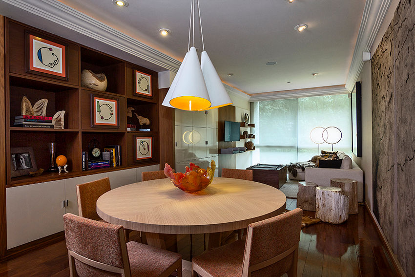 Residencia Toronjos, Olivia Aldrete Haas Olivia Aldrete Haas Modern dining room