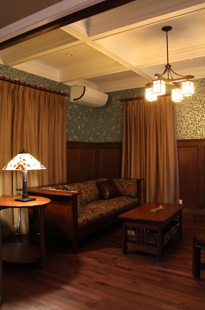 ジョージアンスタイルの家で暮らす, 株式会社Linewood 株式会社Linewood Classic style living room