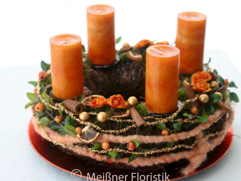 Adventszeit, Meißner Floristik Meißner Floristik غرفة المعيشة ديكورات واكسسوارات