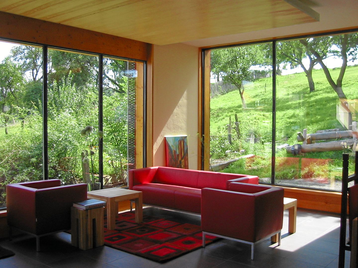 Studio Arnsgrün, Architekturbüro Dr. Görstner Architekturbüro Dr. Görstner Modern living room Wood Wood effect