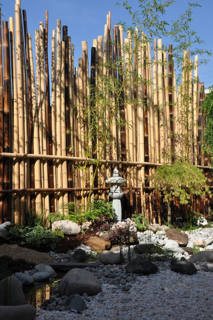 Jardin japonais à Enghien -les-Bains. Taffin Jardin asiatique