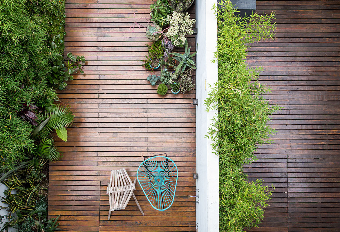 Patio MeMo arquitectas Jardines de estilo moderno