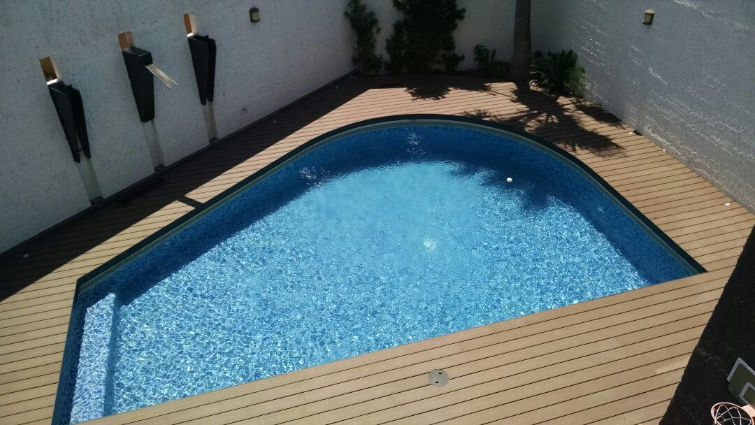 Albercas con WPC madera libre de mantenimiento, Grupo Boes Grupo Boes Pool Wood Wood effect