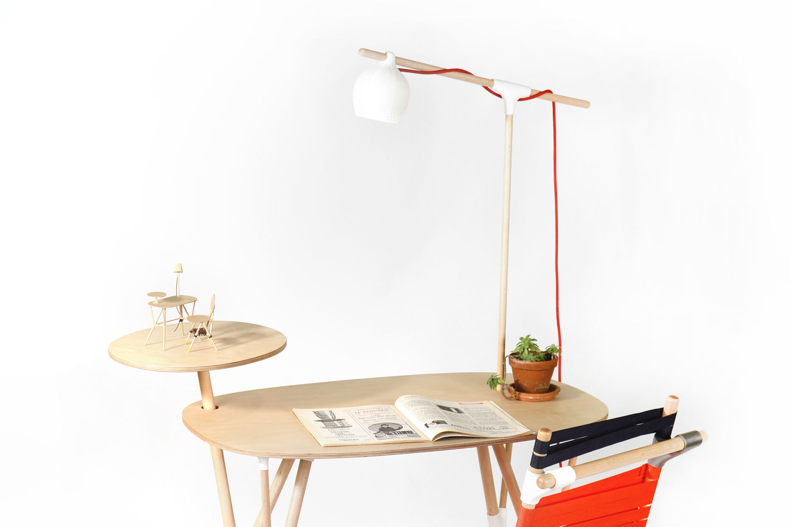 Drôles d'Oiseaux, FRITSCH-DURISOTTI FRITSCH-DURISOTTI Minimalistische Arbeitszimmer Schreibtische