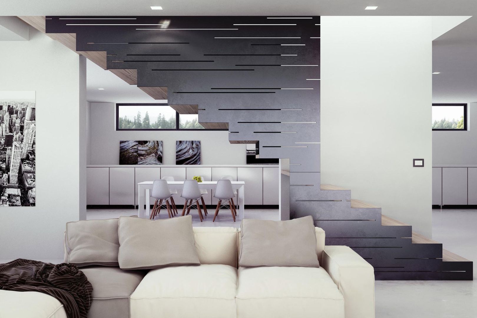 Interior Render, Visual4d - Rendering&Multimedia Visual4d - Rendering&Multimedia Escaleras Escaleras