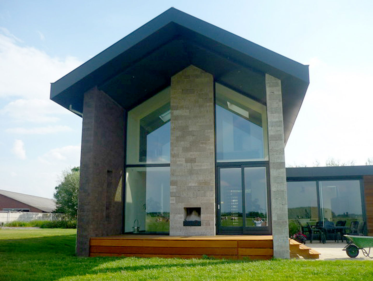 Bedrijfswoning in Oss, De Witte - Van der Heijden Architecten De Witte - Van der Heijden Architecten Casas modernas