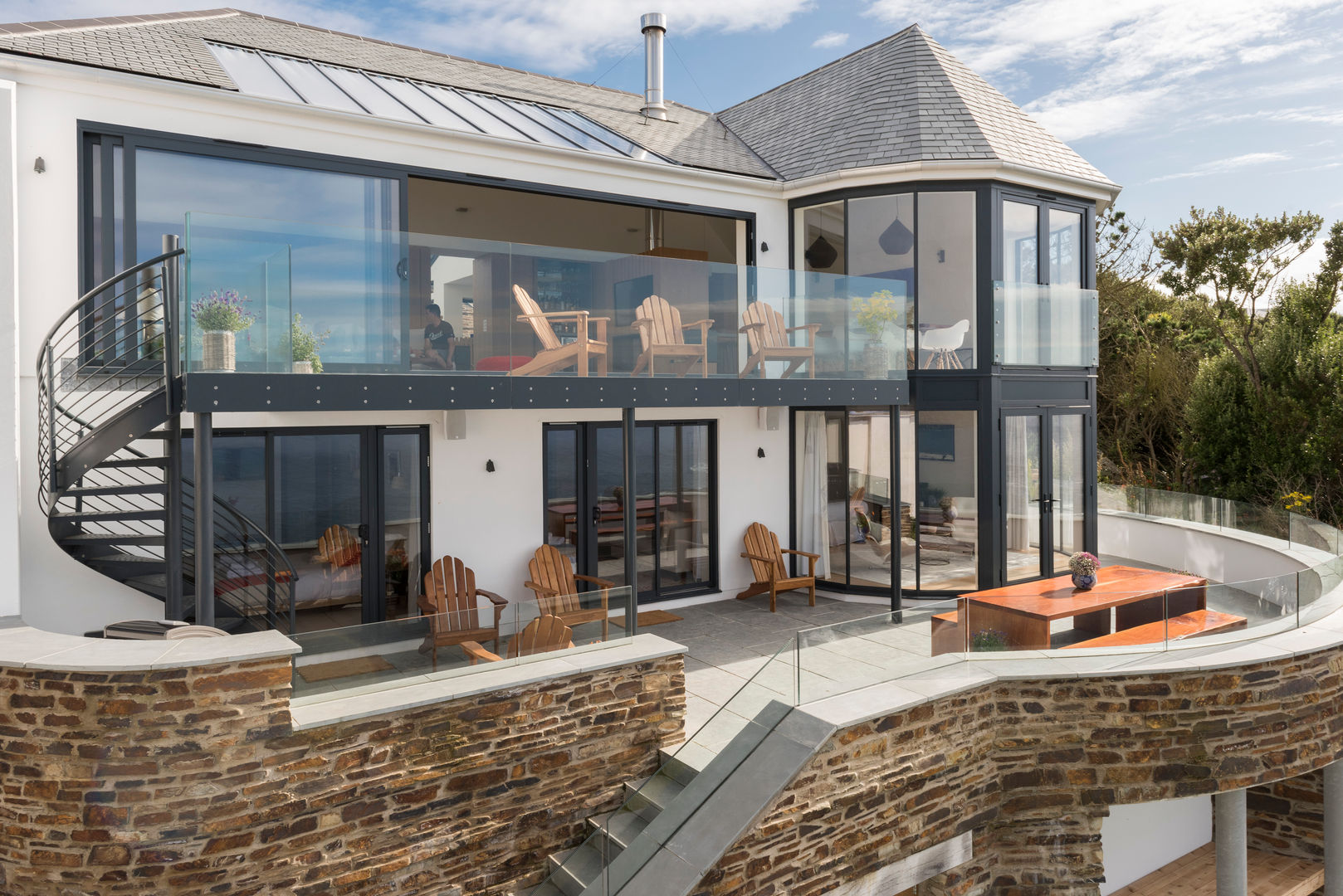 Gwel-An-Treth, Sennen Cove, Cornwall, Laurence Associates Laurence Associates Casas modernas