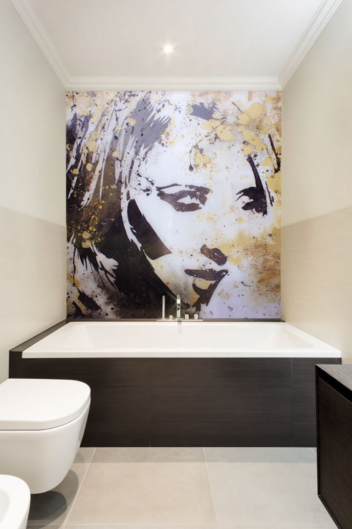 ART PANELS, Ivan Rizzato Ivan Rizzato Modern bathroom Aluminium/Zinc Decoration