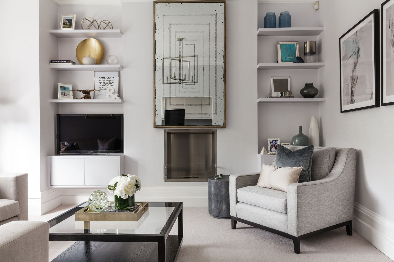 Living Room The White House Interiors Salones modernos