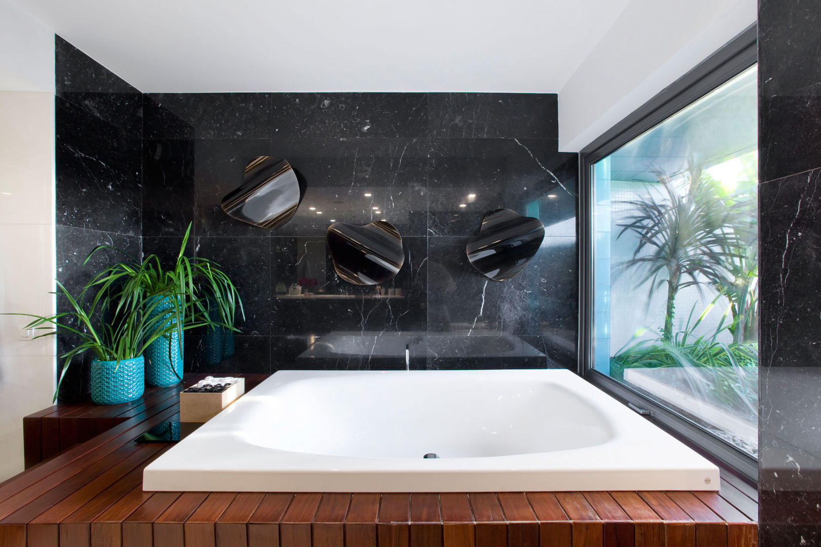 Penthouse Cascais, GAVINHO Architecture & Interiors GAVINHO Architecture & Interiors Minimalist Banyo Taş