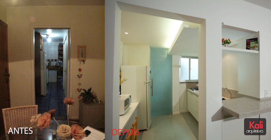 Apartamento A&A - Antes/Depois Kali Arquitetura