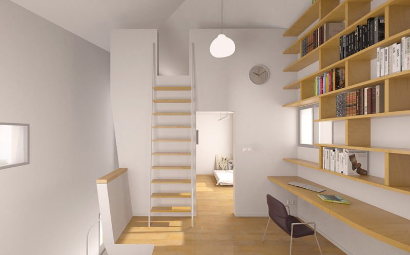 elbow house, IDÉEAA _ 이데아키텍츠 IDÉEAA _ 이데아키텍츠 Minimalist study/office