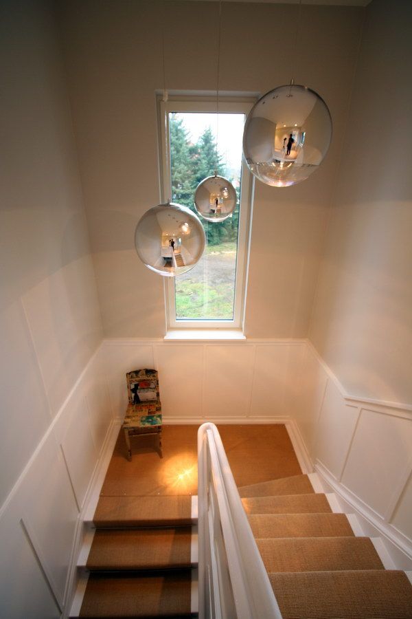 Modernisierung, Instandsetzung und Innenausbau einer Villa, Brandenburg, WAF Architekten WAF Architekten Modern Corridor, Hallway and Staircase