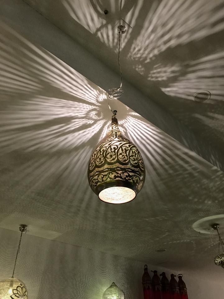 orientalische Hänge-Lampen, Oriental Moon Oriental Moon Ausgefallene Wohnzimmer Metall Beleuchtung