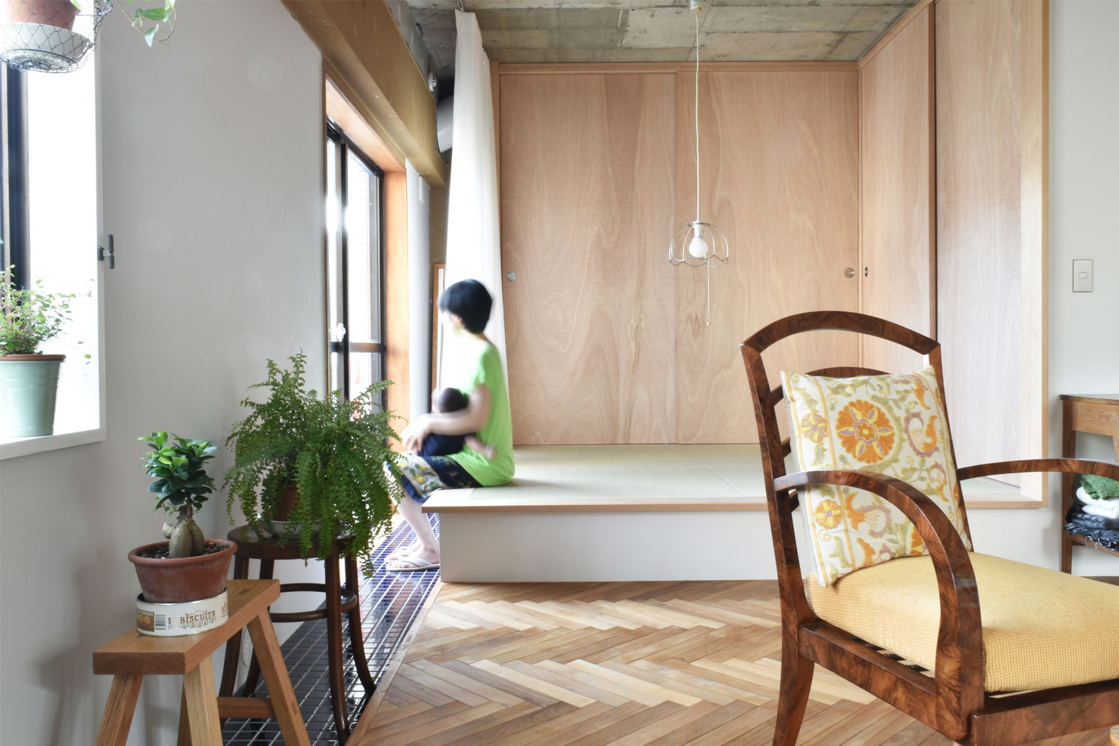 石川台のアパート, MoY architects | 山本基揮建築設計 MoY architects | 山本基揮建築設計 Eclectische woonkamers