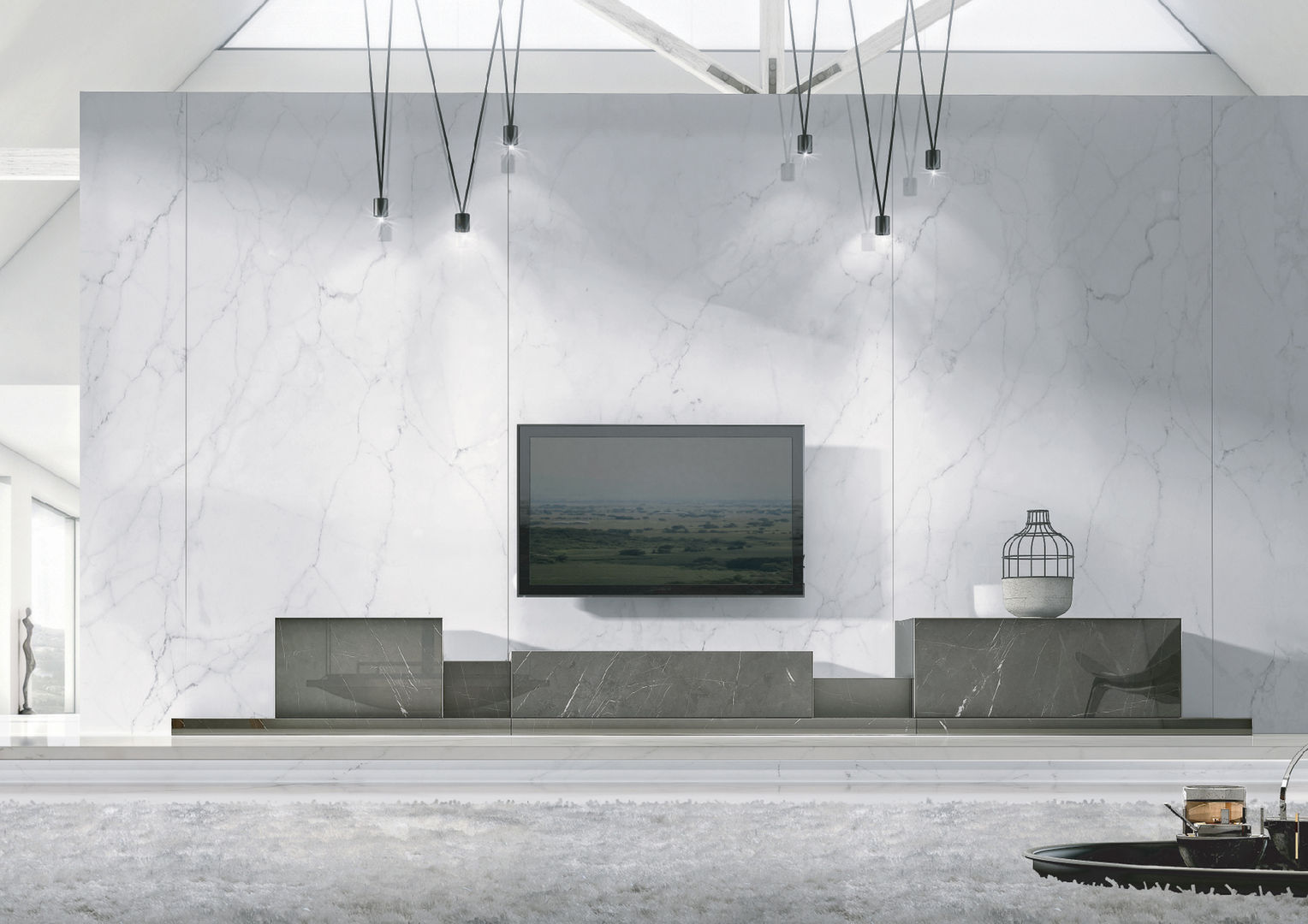 Sideboards , Maami Home Maami Home Minimalist living room Marble TV stands & cabinets