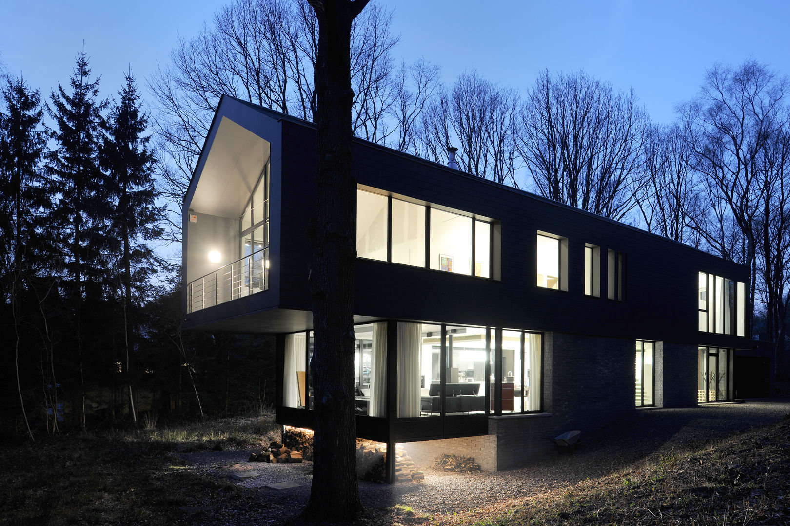 Sous-Bois, Luc Spits Architecture Luc Spits Architecture Modern houses