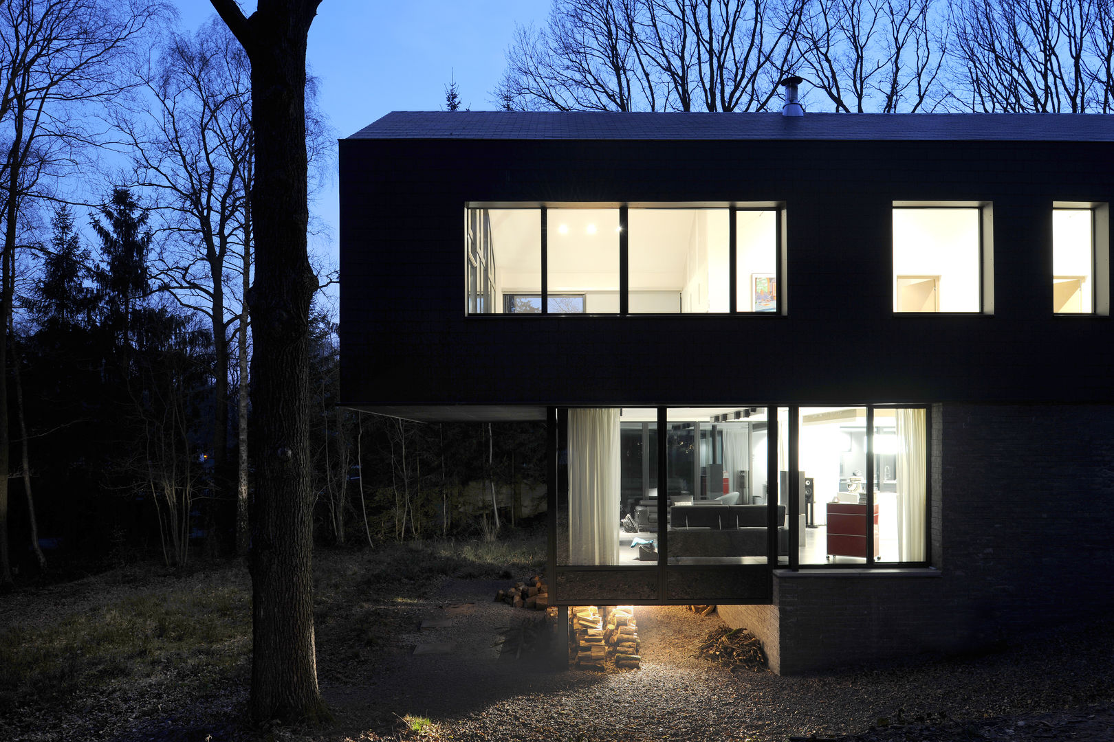 Sous-Bois, Luc Spits Architecture Luc Spits Architecture Casas modernas: Ideas, diseños y decoración