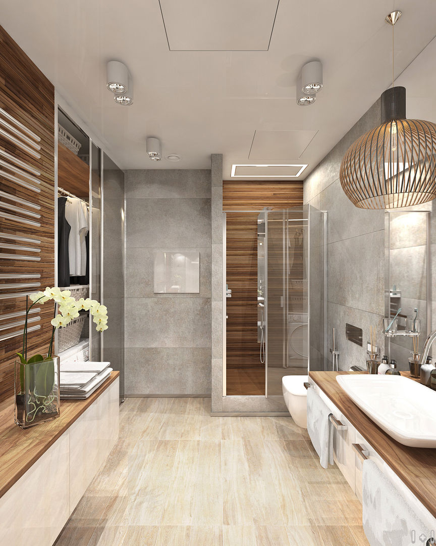 Квартира в ЖК Аэробус, 1+1 studio 1+1 studio Minimalist style bathroom