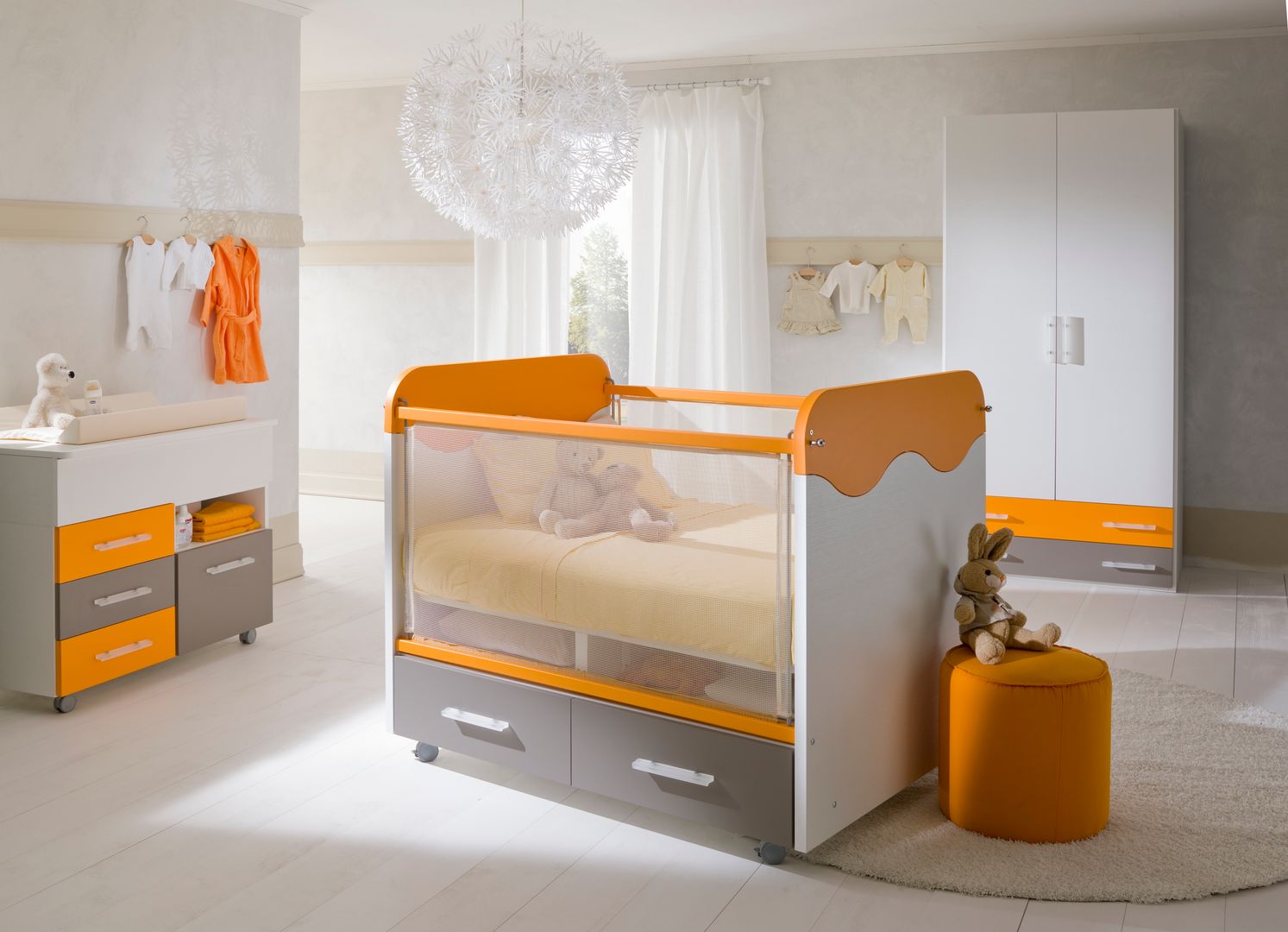 Cometa Bebek Odaları, BedRooms Çocuk Odası Tasarımları BedRooms Çocuk Odası Tasarımları Phòng trẻ em phong cách hiện đại Beds & cribs