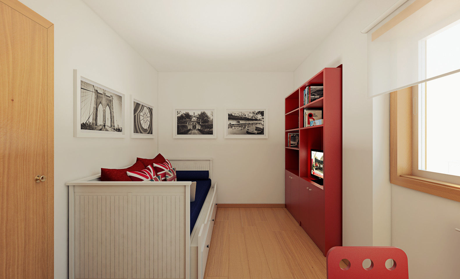 Apartamento Ikea, José Tiago Rosa José Tiago Rosa Quartos minimalistas