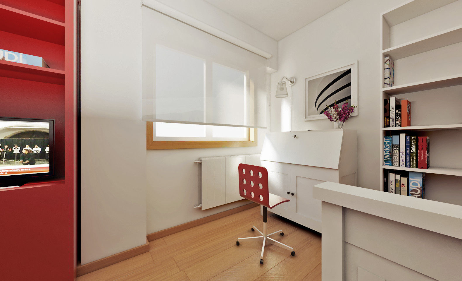 Apartamento Ikea, José Tiago Rosa José Tiago Rosa Espaços de trabalho minimalistas