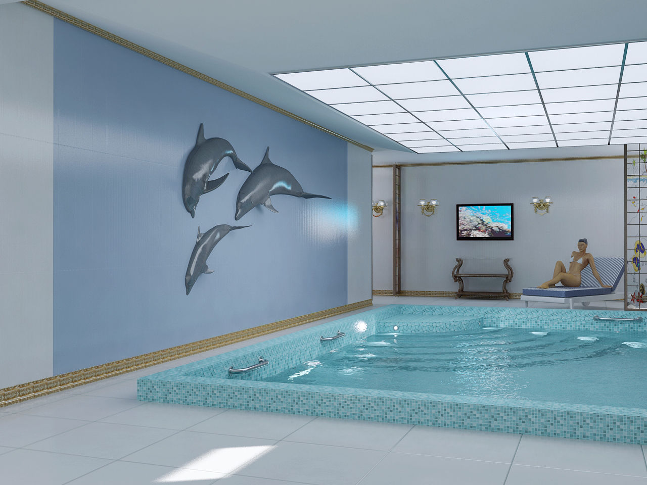 homify Piscinas eclética