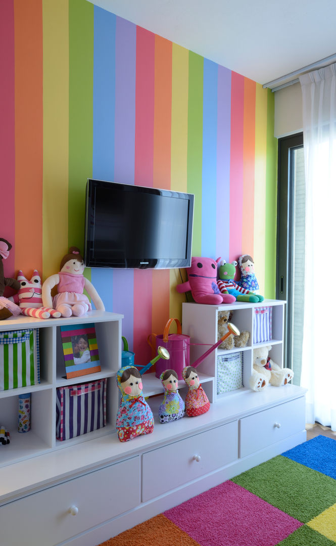 Recamara Infantil homify Dormitorios infantiles modernos Madera Acabado en madera Almacenamiento