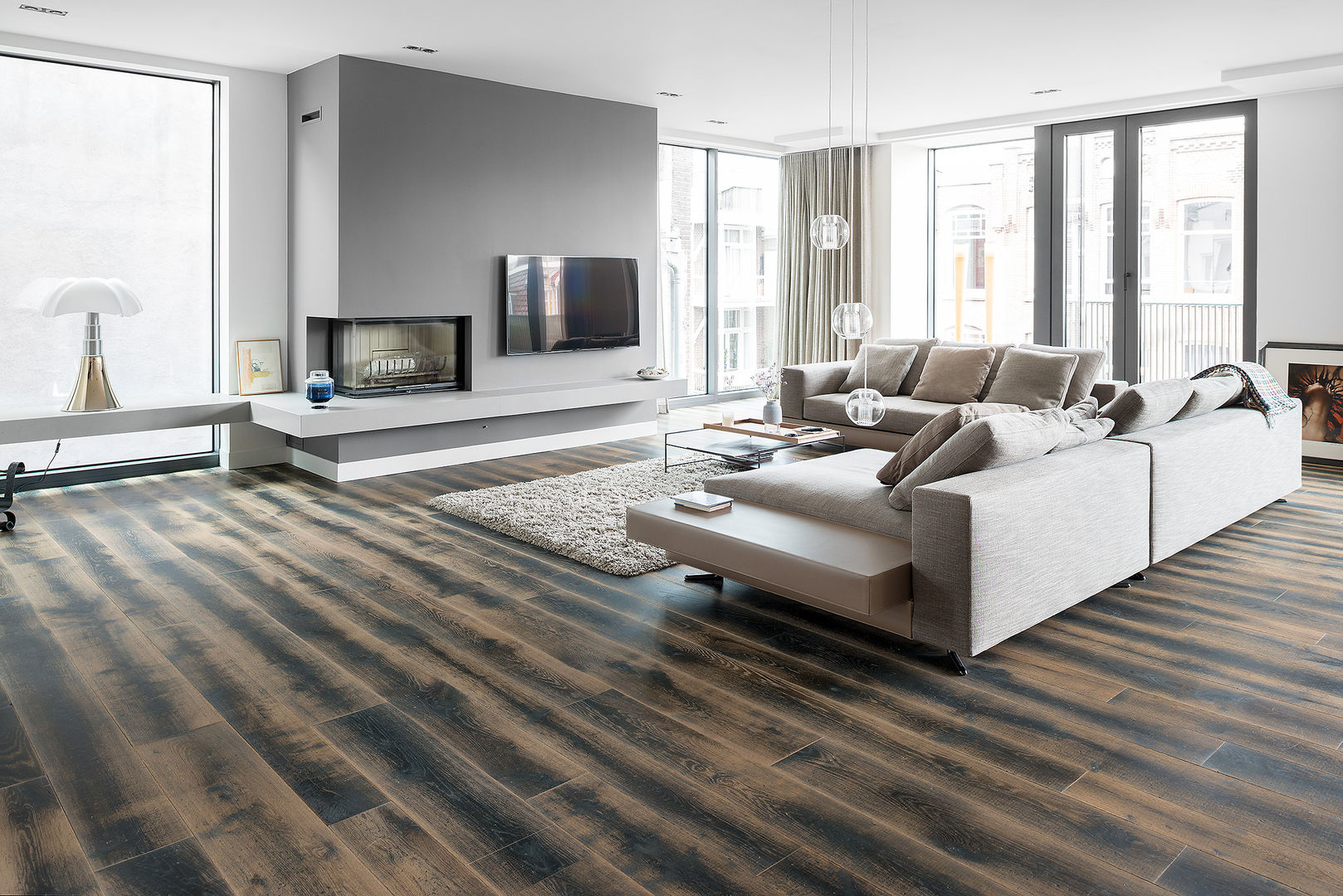 apartment in Amsterdam, Dennebos Flooring BV Dennebos Flooring BV منازل خشب Wood effect