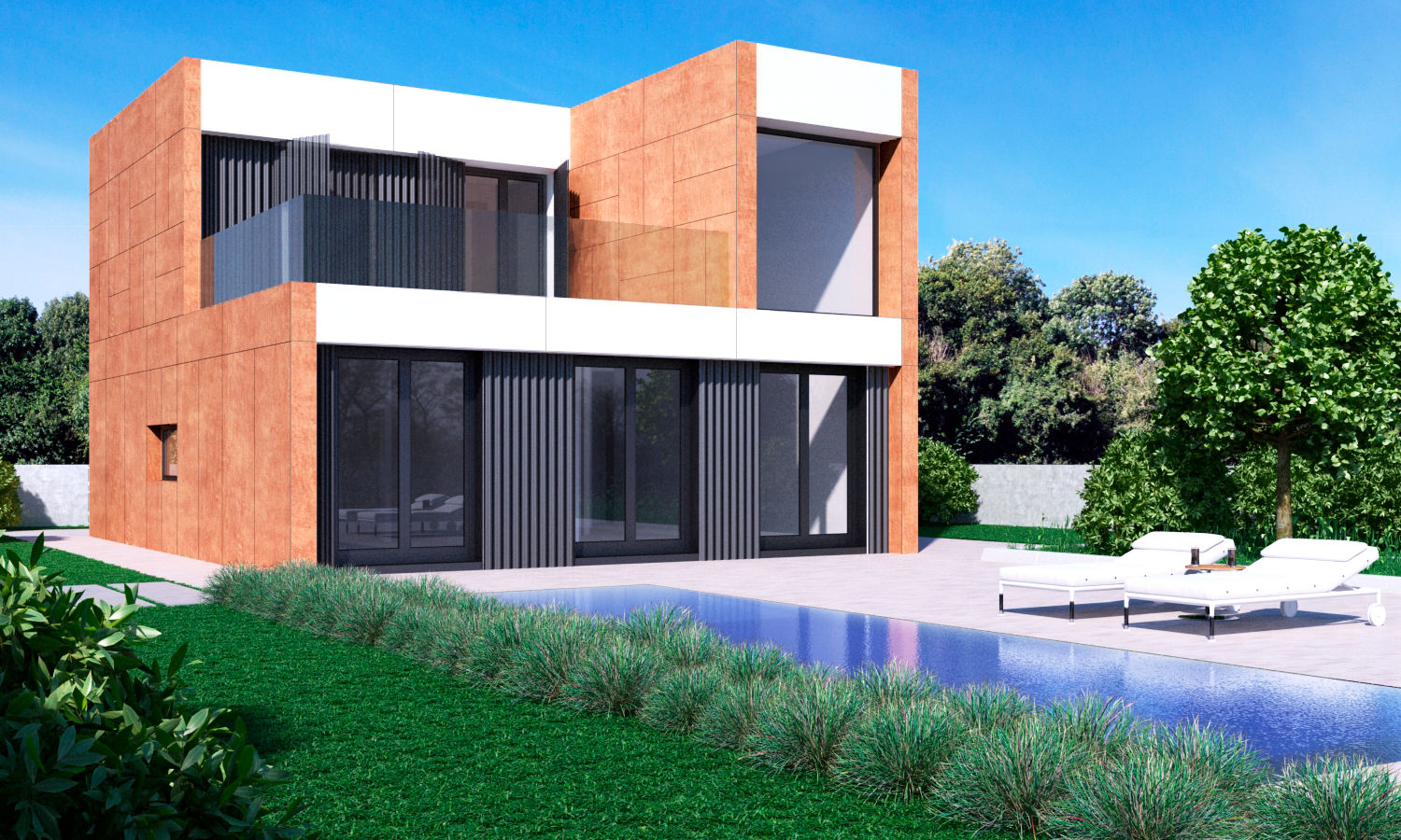 VIVIENDA MODULAR 180 M2 NUÑO ARQUITECTURA