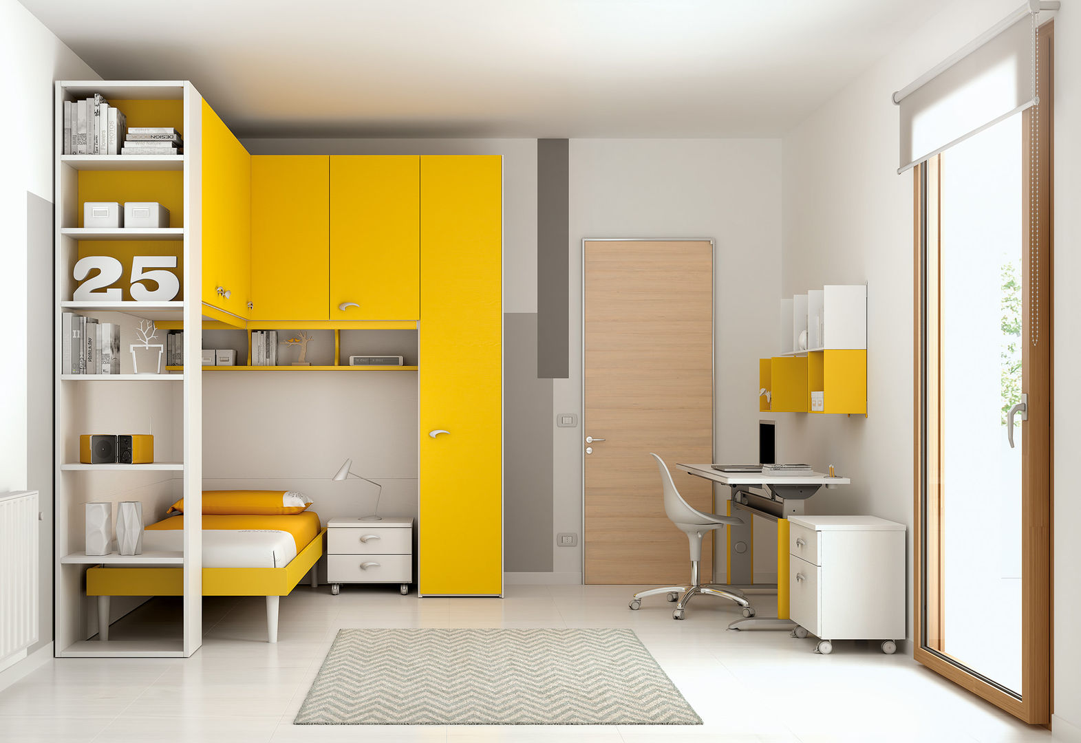 Soluzione ponte KP101, Moretti Compact Moretti Compact Dormitorios modernos: Ideas, imágenes y decoración Placares y cómodas