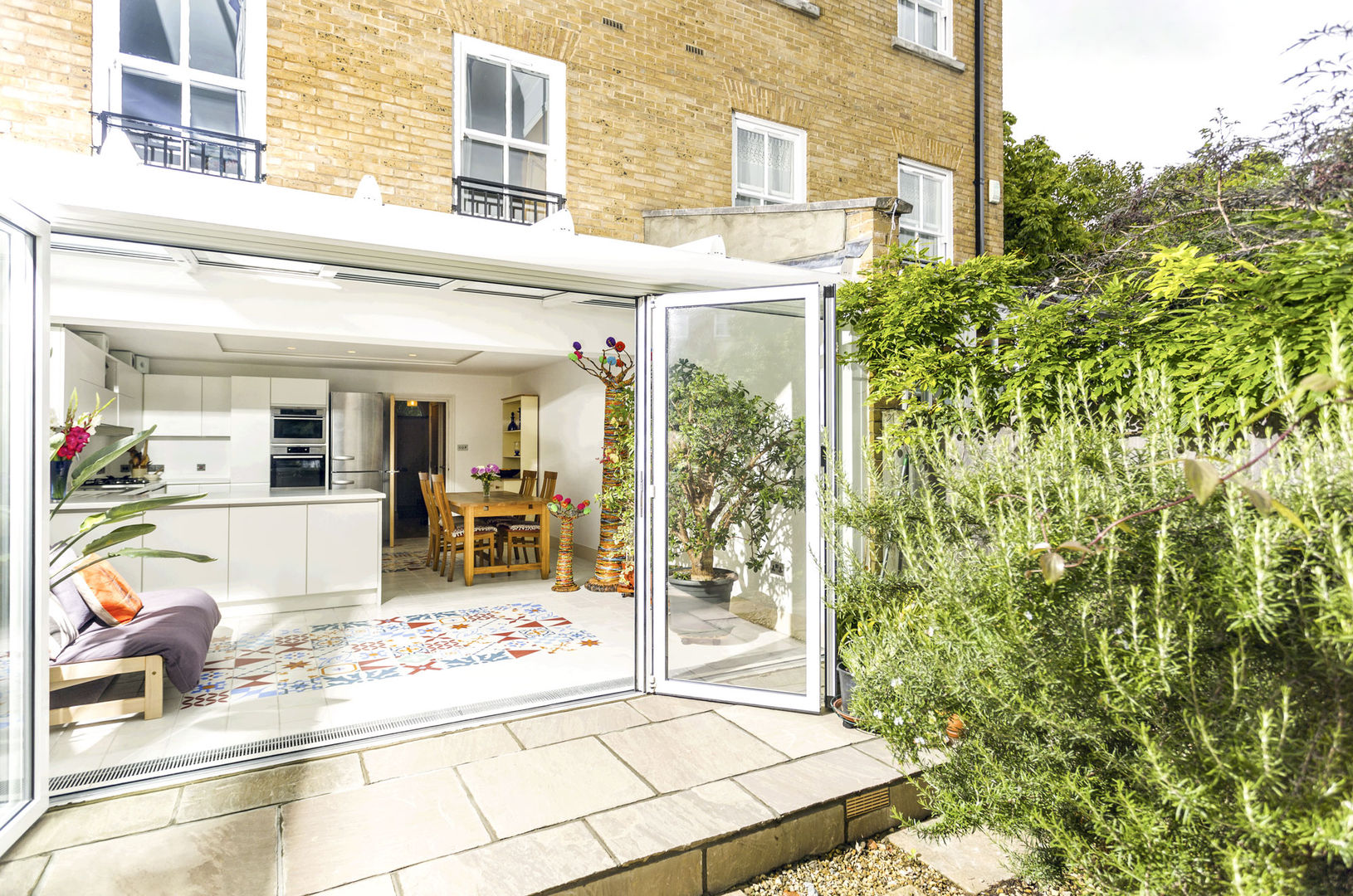 Wintergarden Kitchen Extension - Haper Road - SE1 London Designcubed ห้องครัว