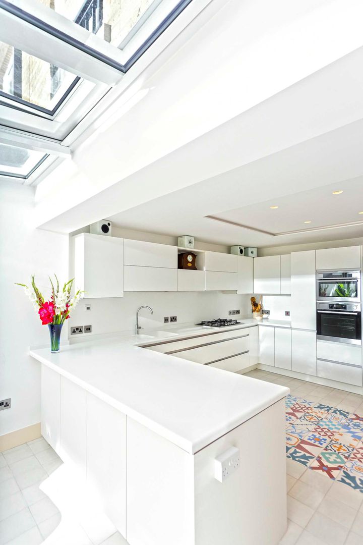 Wintergarden Kitchen Extension - Haper Road - SE1 London Designcubed Moderne keukens