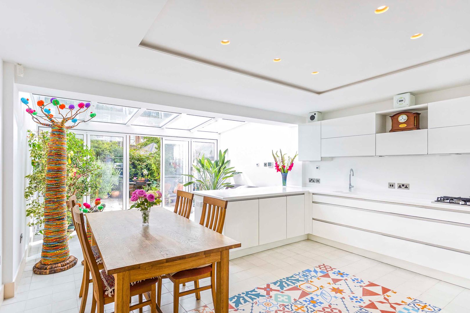 Wintergarden Kitchen Extension - Haper Road - SE1 London Designcubed 모던스타일 주방