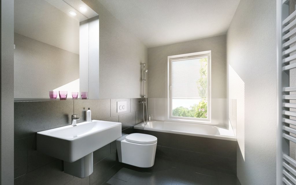 homify Modern bathroom