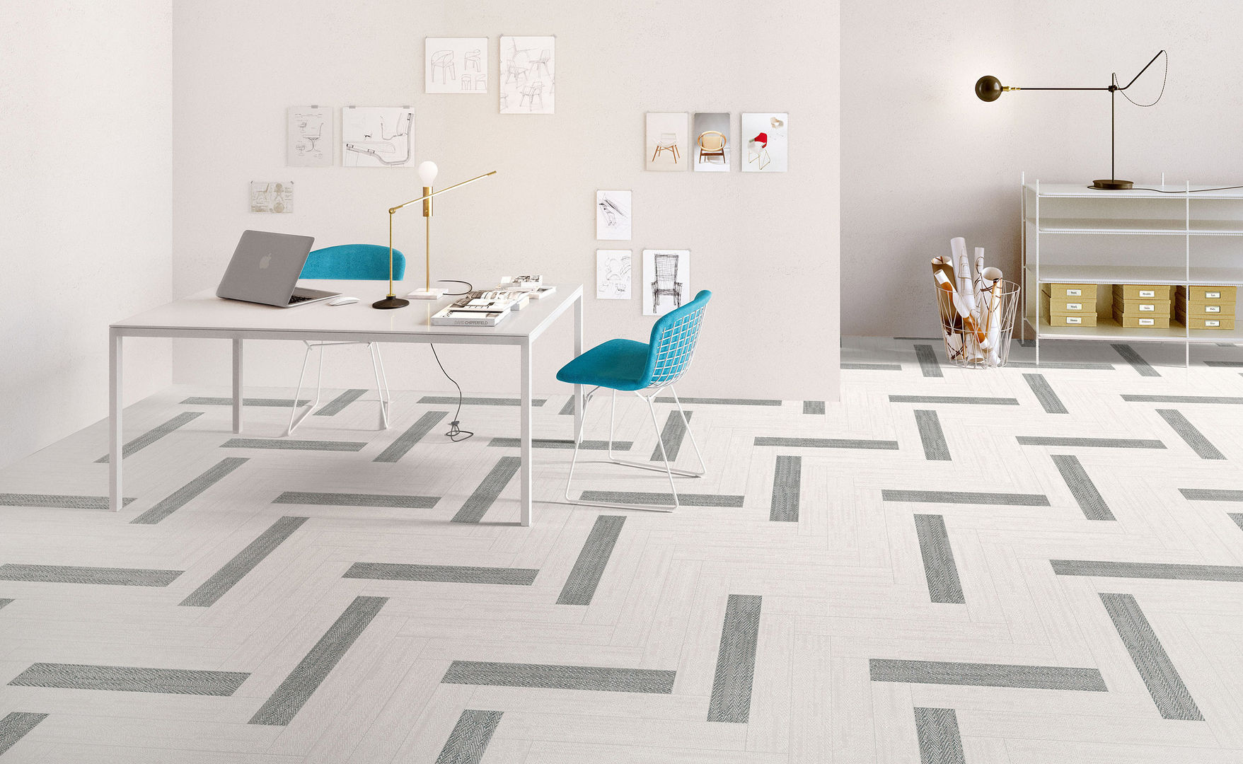 DIGITALART Collection | ITALIAN STYLE + ARTISTIC GRAPHICS Ceramica Sant'Agostino Dinding & Lantai Modern Keramik Tiles