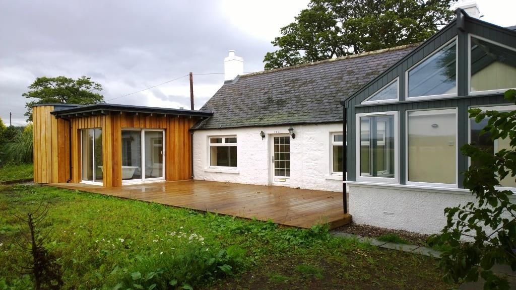 Traditional cottage Architects Scotland Ltd منازل