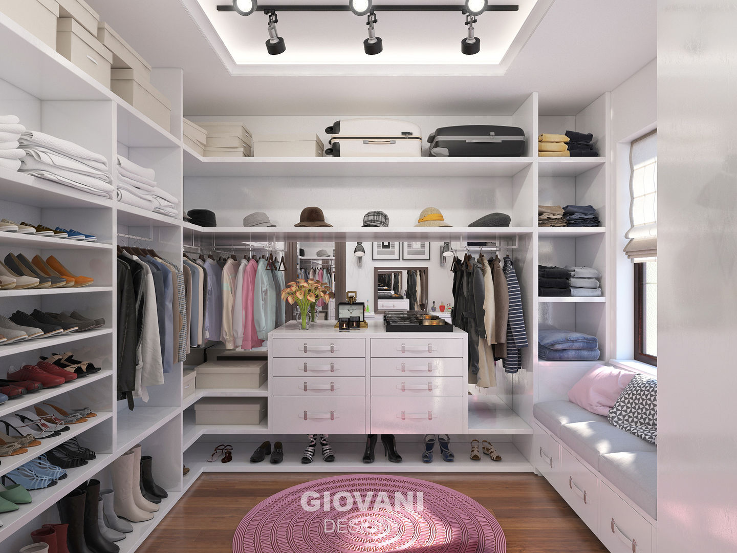 Эко домик , Giovani Design Studio Giovani Design Studio Vestidores y placares minimalistas