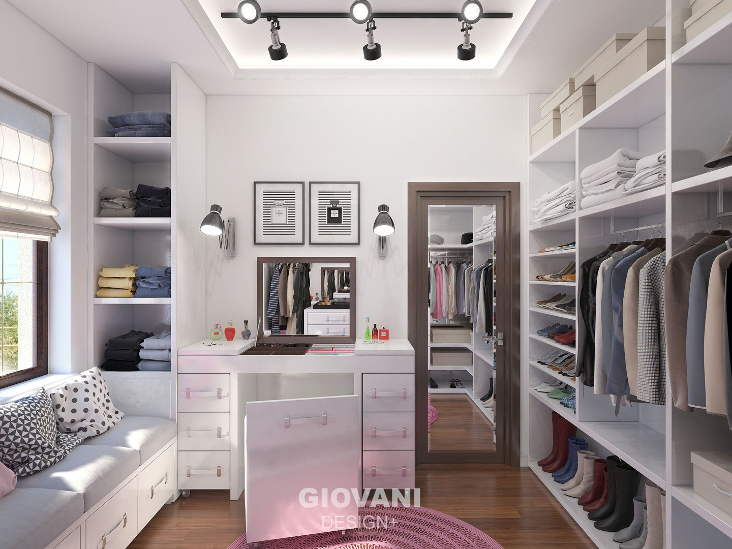 Эко домик , Giovani Design Studio Giovani Design Studio Vestidores de estilo minimalista