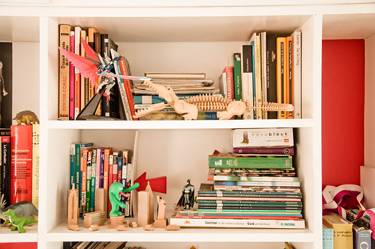 Biblioteca M1, PUNCH TAD PUNCH TAD Phòng học/văn phòng phong cách chiết trung MDF Cupboards & shelving