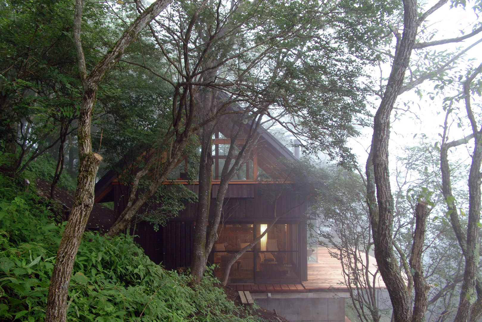 山中庵, 樋口善信建築計画事務所 樋口善信建築計画事務所 Asian style house Wood Wood effect