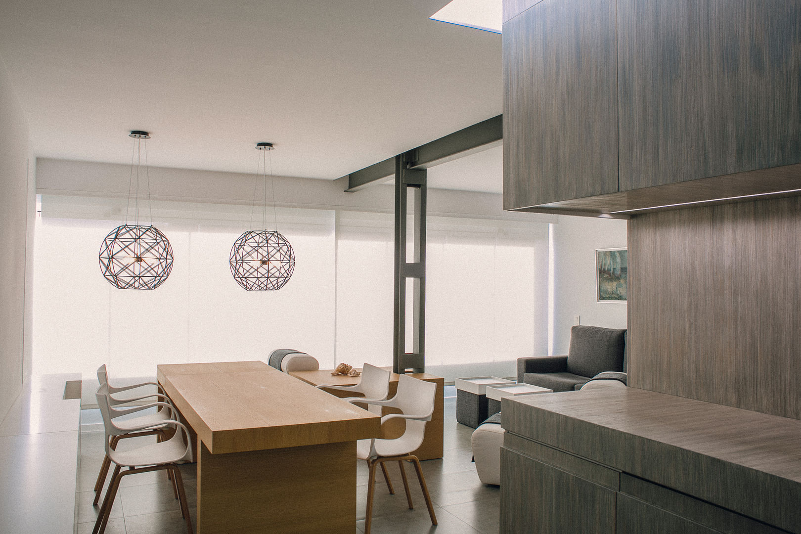 APARTAMENTO EN LA PLAYA, JUANCHO GONZALEZ JUANCHO GONZALEZ Modern dining room