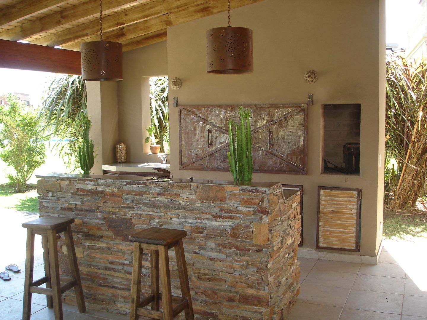 Casa en Barrio Cerrado, Fainzilber Arqts. Fainzilber Arqts. Jardins de Inverno rústicos