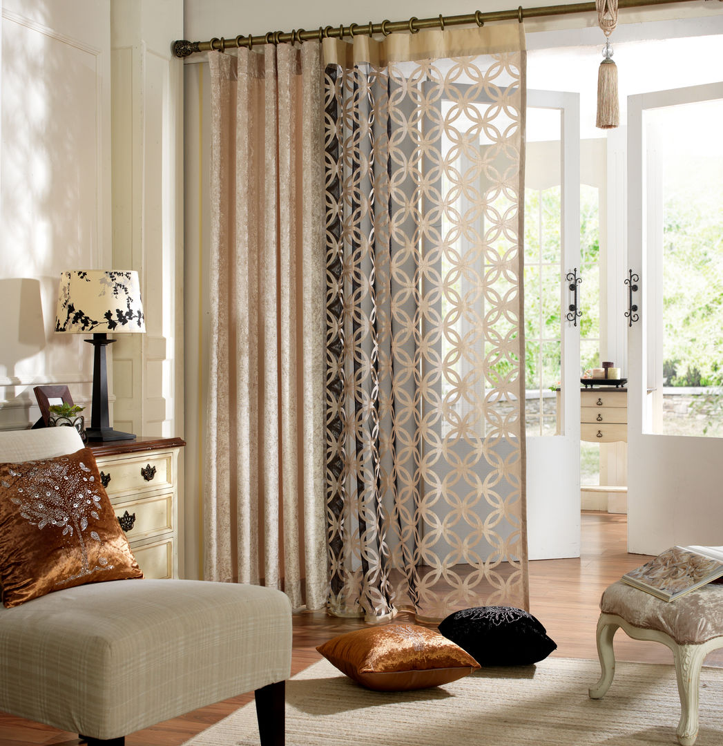 독특한 써클 패턴의 커튼, 포그난 포그난 Bedroom Textiles
