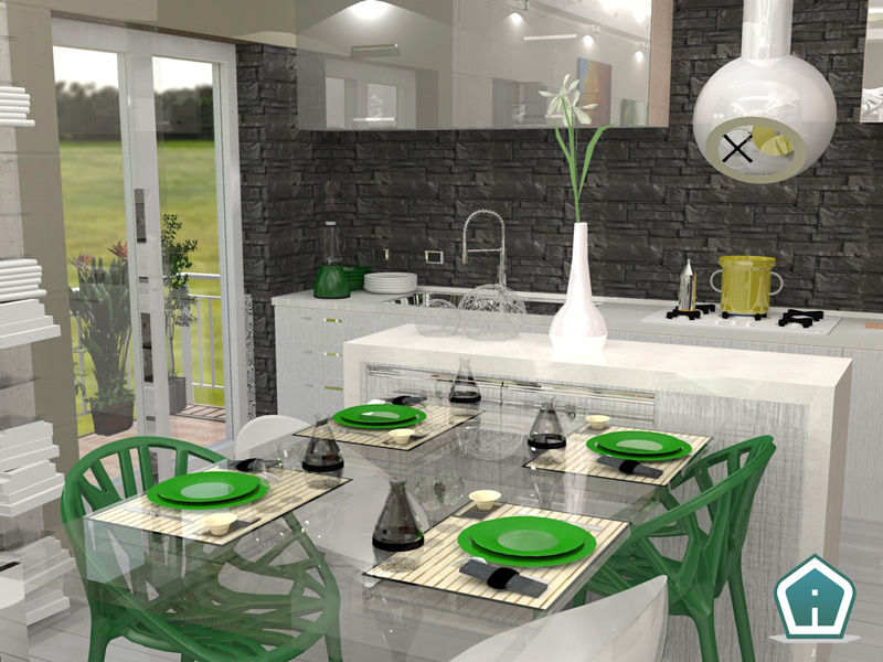 Cucine, 3d Casa Design 3d Casa Design مطبخ