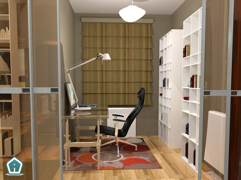 Camerette, 3d Casa Design 3d Casa Design Modern Study Room and Home Office